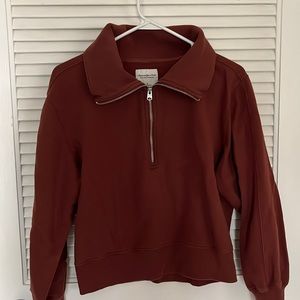 Abercrombie half zip sweatshirt small